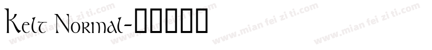 Kelt Normal字体转换